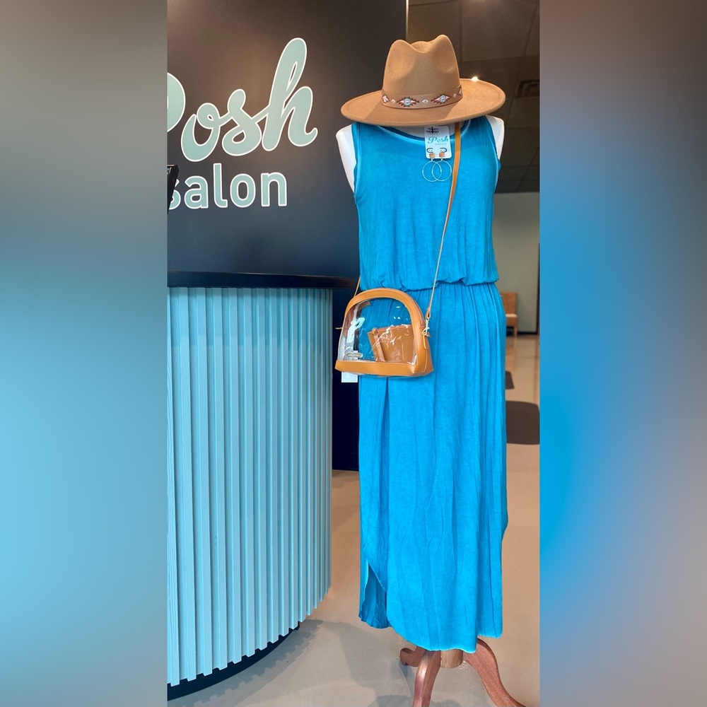 High-low A-Line tank dress